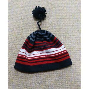 Smartwool mens wool beanie hat red gray